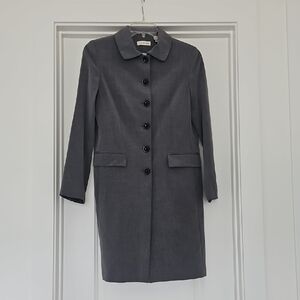 NWOT Amanda Smith Gray Women's Coat